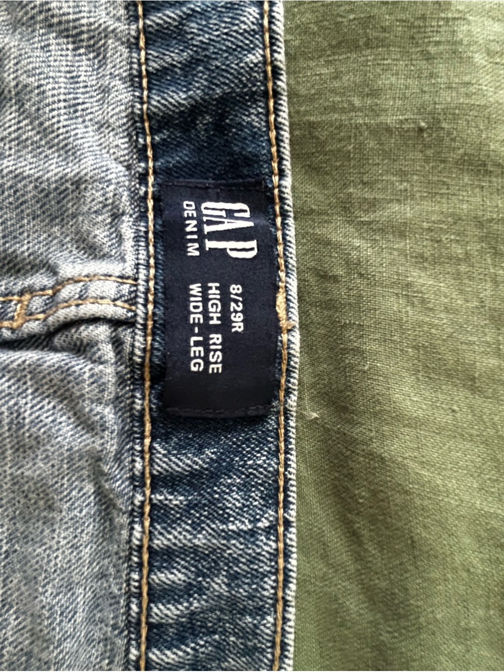 GAP High-Rise Wide-Leg Denim Jeans - Light Blue - Picture 5 of 5